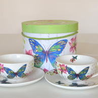 Two cups set - Butterfly