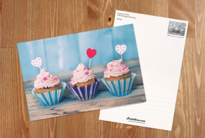 Cupcakes in blue