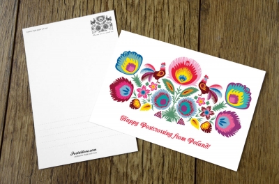 Cutout - Happy Postcrossing from Poland!