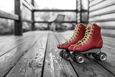 Red Rollerskates 