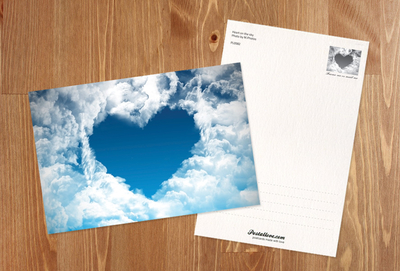 Heart on the sky