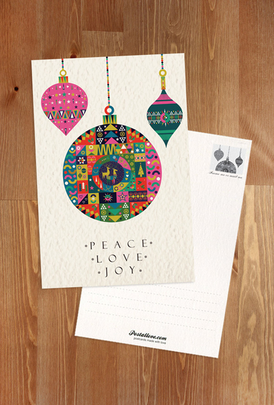 Retro Christmas decorations