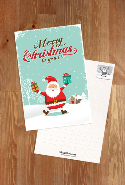 Santa Claus with gifts