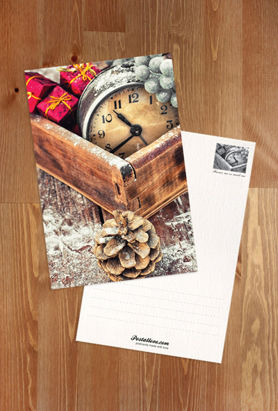 Christmas clock with the cone