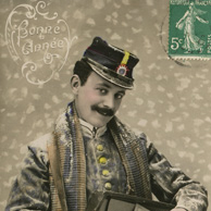Winter postman