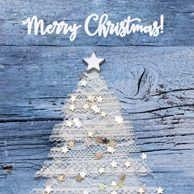 Lace Christmas tree